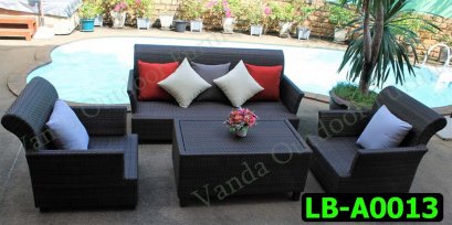 ชุดรับแขกหวายเทียม รหัสสินค้า LB-A0013