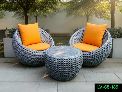Artificial rattan sofa set
