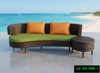 Outdoor Rattan Sofa Set