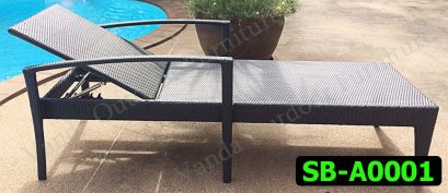 Rattan Sun Lounger/Bed Product code SB-A0001