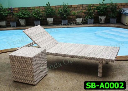 Rattan Sun Lounger/Bed Product code SB-A0002