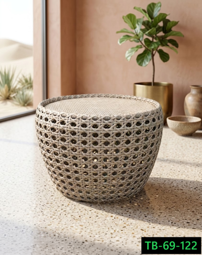 artificial rattan table
