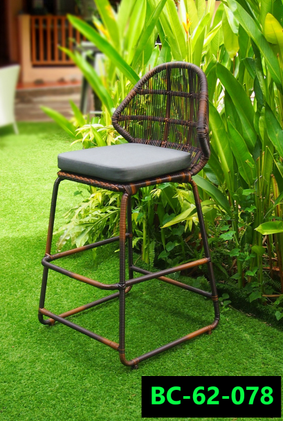 Rattan bar stool Product code BC-62-078