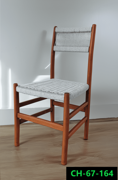 Rope woven chair