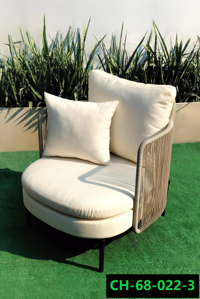 Armchair, synthetic rattan