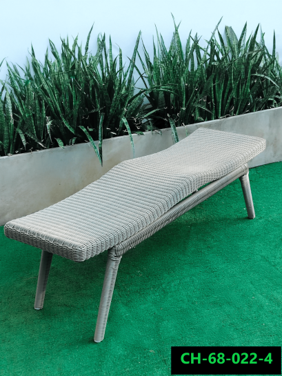 Rattan bench