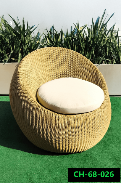 artificial rattan chair