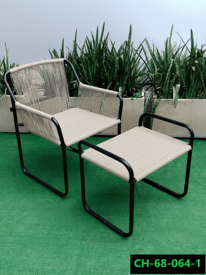 Artificial rattan chair