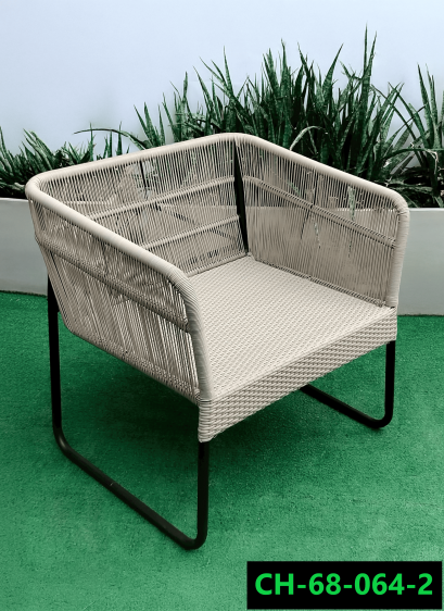 Artificial rattan chair