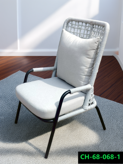 Woven rope chair
