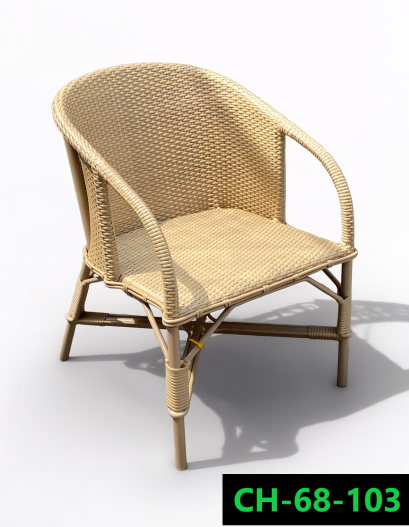 artificial rattan chair