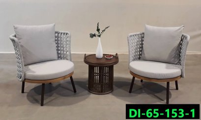 Dining set/coffee set, artificial rattan