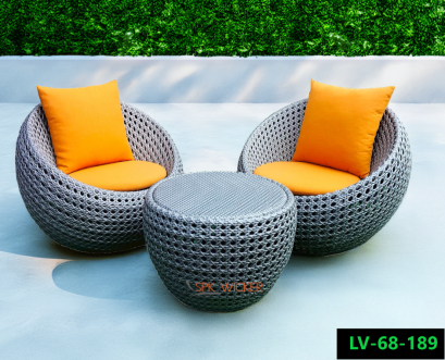 Artificial rattan sofa set
