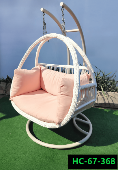 artificial rattan swing