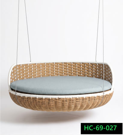 artificial rattan swing