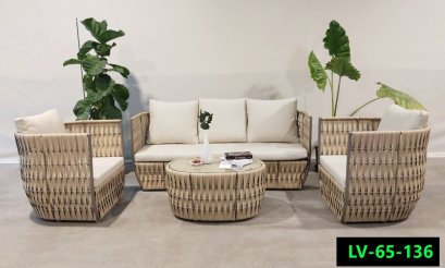 Rattan Sofa set Product code LV-65-136