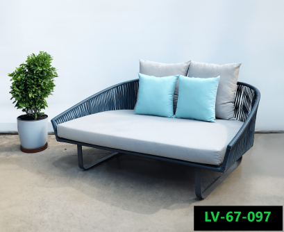 Artificial rattan living room sofa set