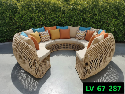 ชุดรับแขกหวายเทียม