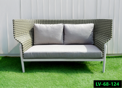 Artificial rattan dinner set