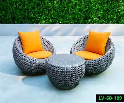 Artificial rattan sofa set