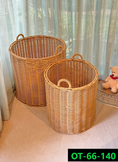 ตะกร้าหวายเทียม