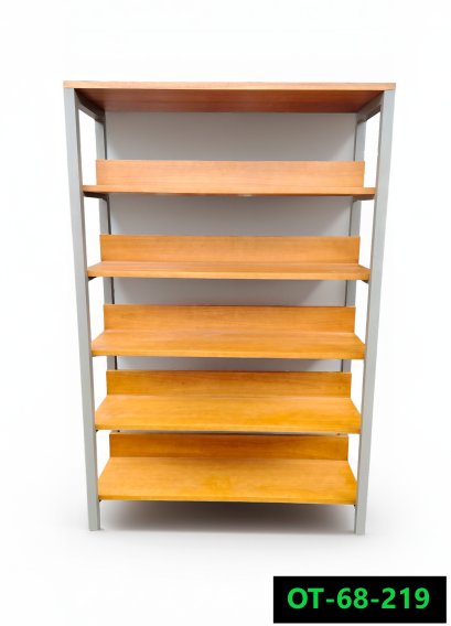 shelves are made of rubber wood and dyed.