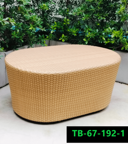 artificial rattan table