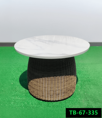 artificial rattan table