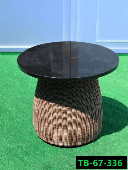 artificial rattan table