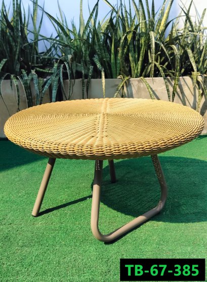 artificial rattan table