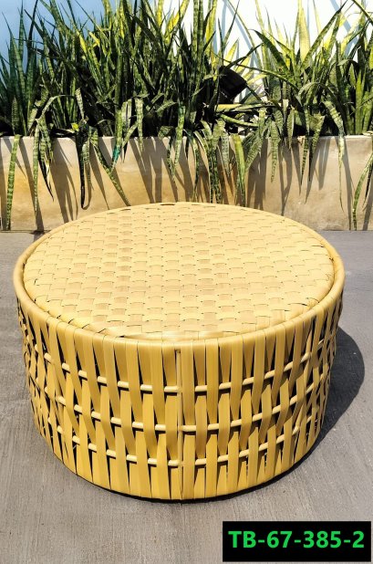 artificial rattan table