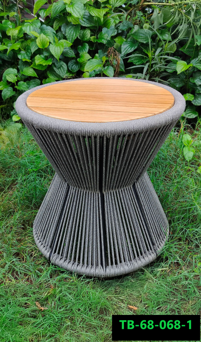 Black stone top table
