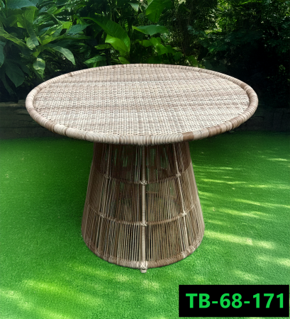 artificial rattan table