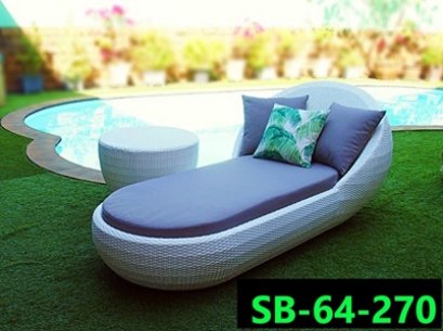 Rattan Sun Lounger/Bed Product code SB-64-270