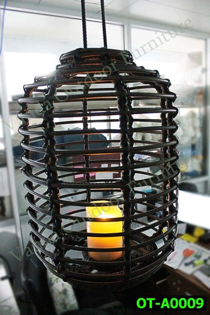 โคมไฟหวายเทียม