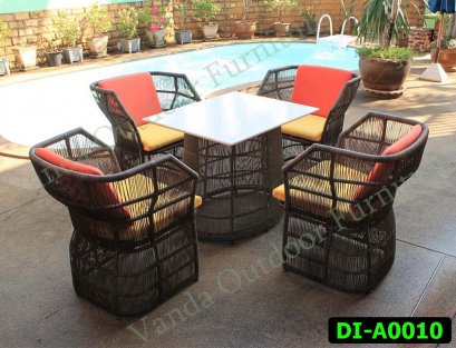 Rattan Dining and coffee set Product code DI-A0010