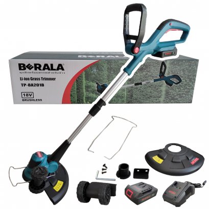 เครื่องตัดหญ้า เล็มหญ้า ไร้สาย 18 V. Berala รุ่น TP8A201