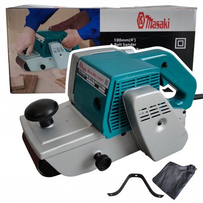 MASAKI เครื่องขัดกระดาษทรายสายพาน 4 นิ้ว MK-9401