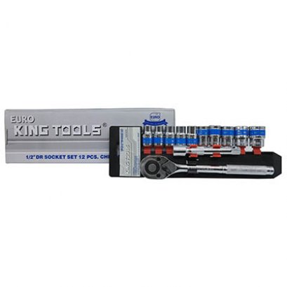 ประแจบล็อก 1/2&quot; 12 ชิ้น/ชุด KINGTOOLS