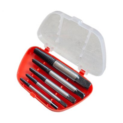 ชุดถอดสกรูเกลียวซ้าย 5 ตัวชุด ต๊าบเกลียว