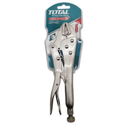 คีมล็อค ปากตรง 10 นิ้ว TOTAL รุ่น THT191002