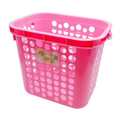 ตะกร้าผ้า TWIN BASKET สีชมพู No.5010