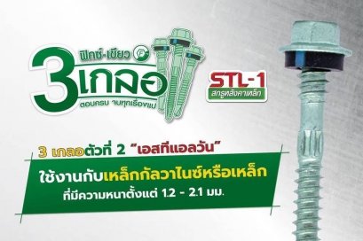 PROFAST สกรูโปรฟาส์ทยึดหลังคาเหล็ก สันลอน ฟิกซ์-เขียว 12x2 นิ้ว