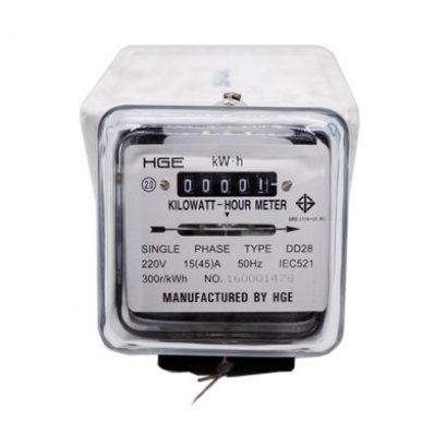HGE มิเตอร์ไฟฟ้า DD28 15(45)A