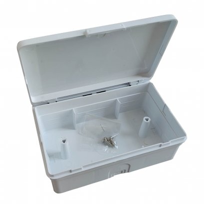 บล็อกลอยกันน้ำ กล่องกันน้ำ ABS รุ่นใหม่ nasaki รุ่น 9119 สีขาว 2x4 นิ้ว