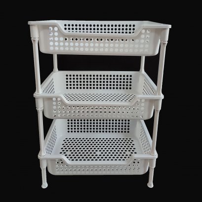 ชั้นวางของอเนกประสงค์ 3 ชั้น No.10301 ขนาด 43x30x59 ซม.