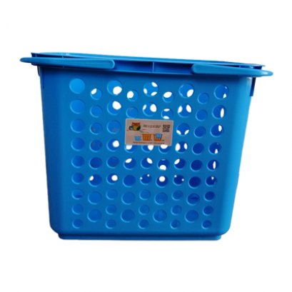 ตะกร้า TWIN BASKET No.5011 ขนาด 33x52x42 ซม. สีฟ้า