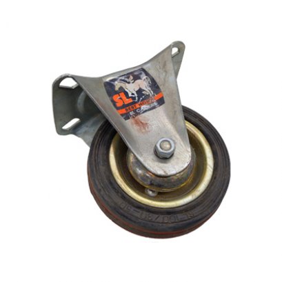 ล้อยางตาย ล้อรถเข็น ตราม้า 4 นิ้ว