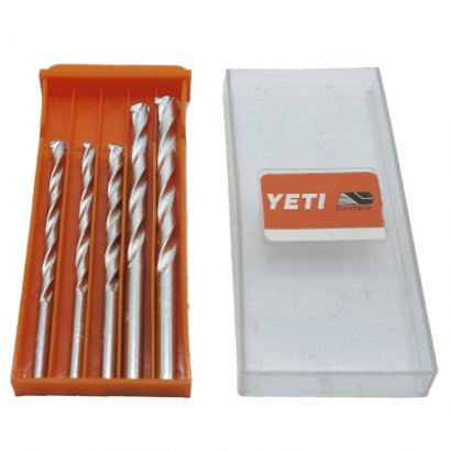 ดอกสว่านเจาะปูน 5&nbsp;ดอก/ชุด YETI