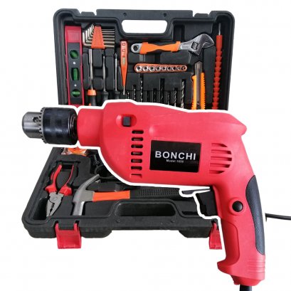 สว่านไฟฟ้า 5 หุน BONCHI 1650 พร้อมอุปกรณ์ชุดใหญ่